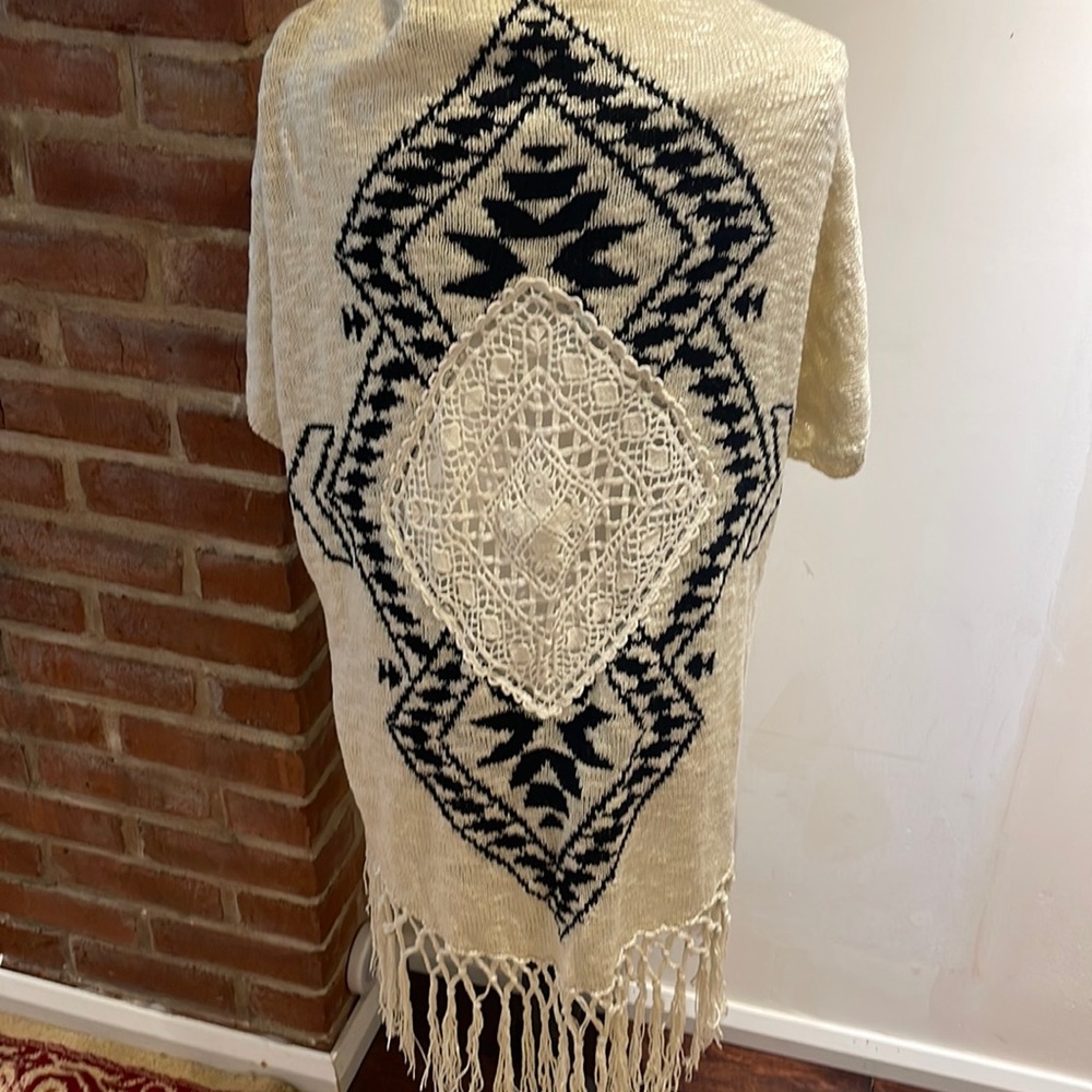 Fringed sweater